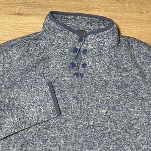 Eddie Bauer Heathered Blue Sweater